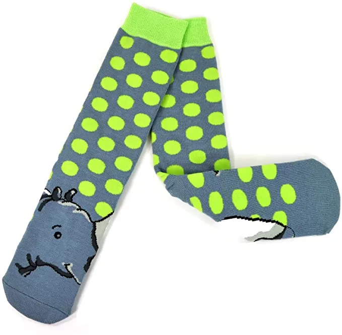 3 Pair Adult Safari Fun Knit Cushion Crew Socks