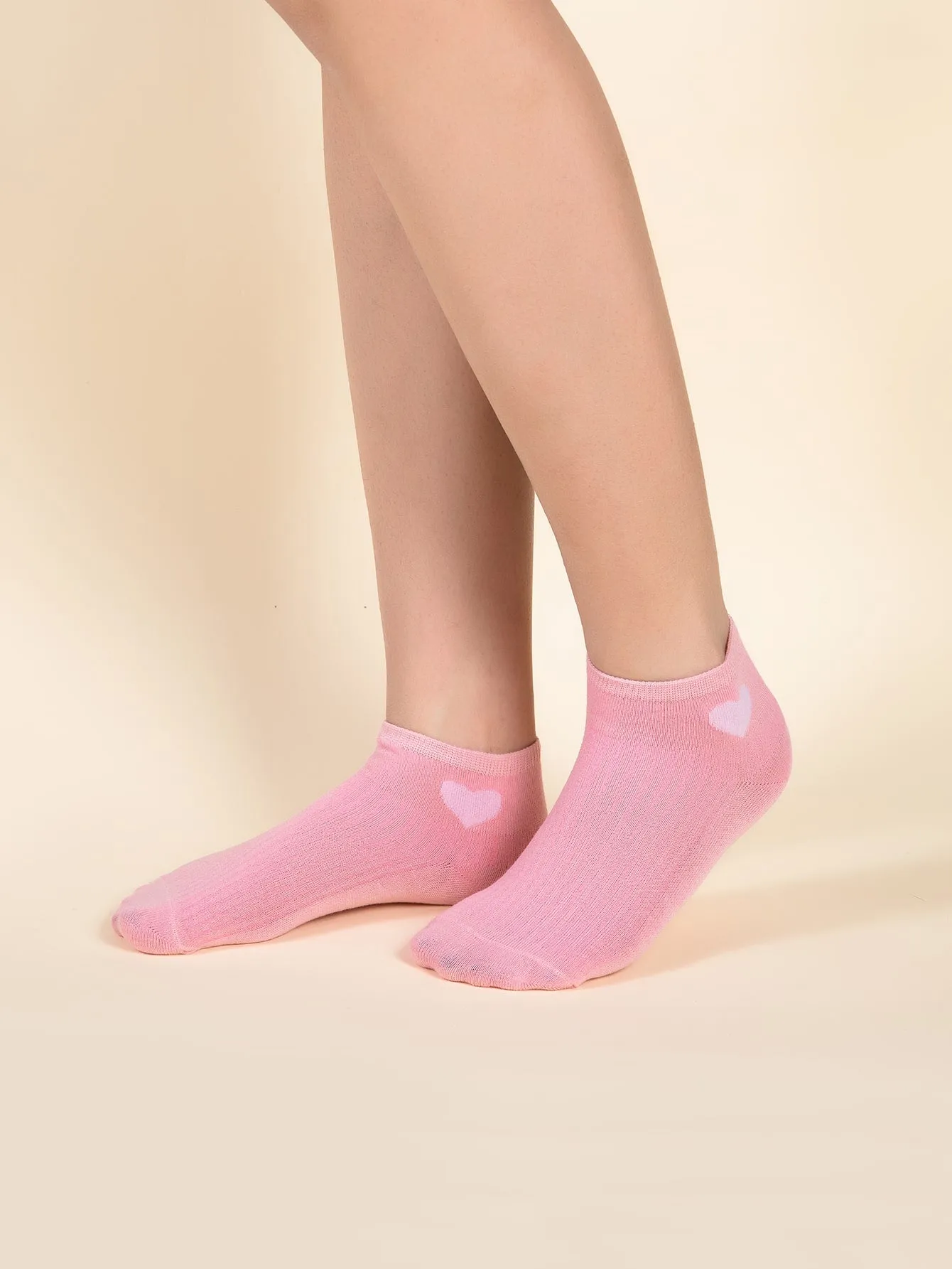 5pairs Cute Heart Mixed Set Socks Silly Socks for Women Funky Socks Funny Socks