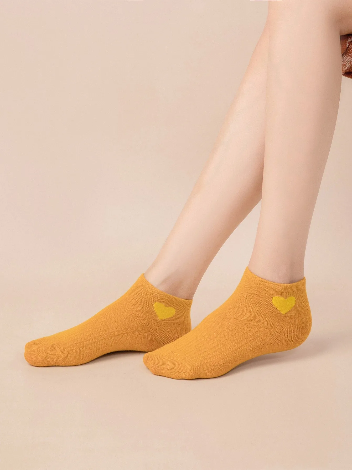 5pairs Cute Heart Mixed Set Socks Silly Socks for Women Funky Socks Funny Socks