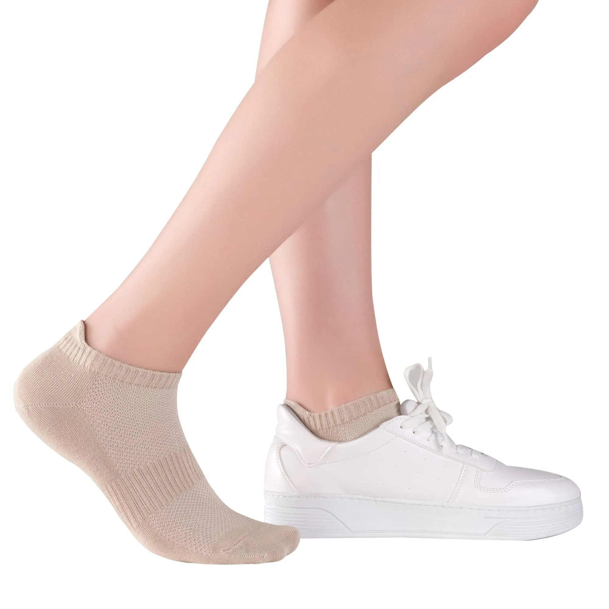 8 Pairs Unisex Bamboo Ankle Socks