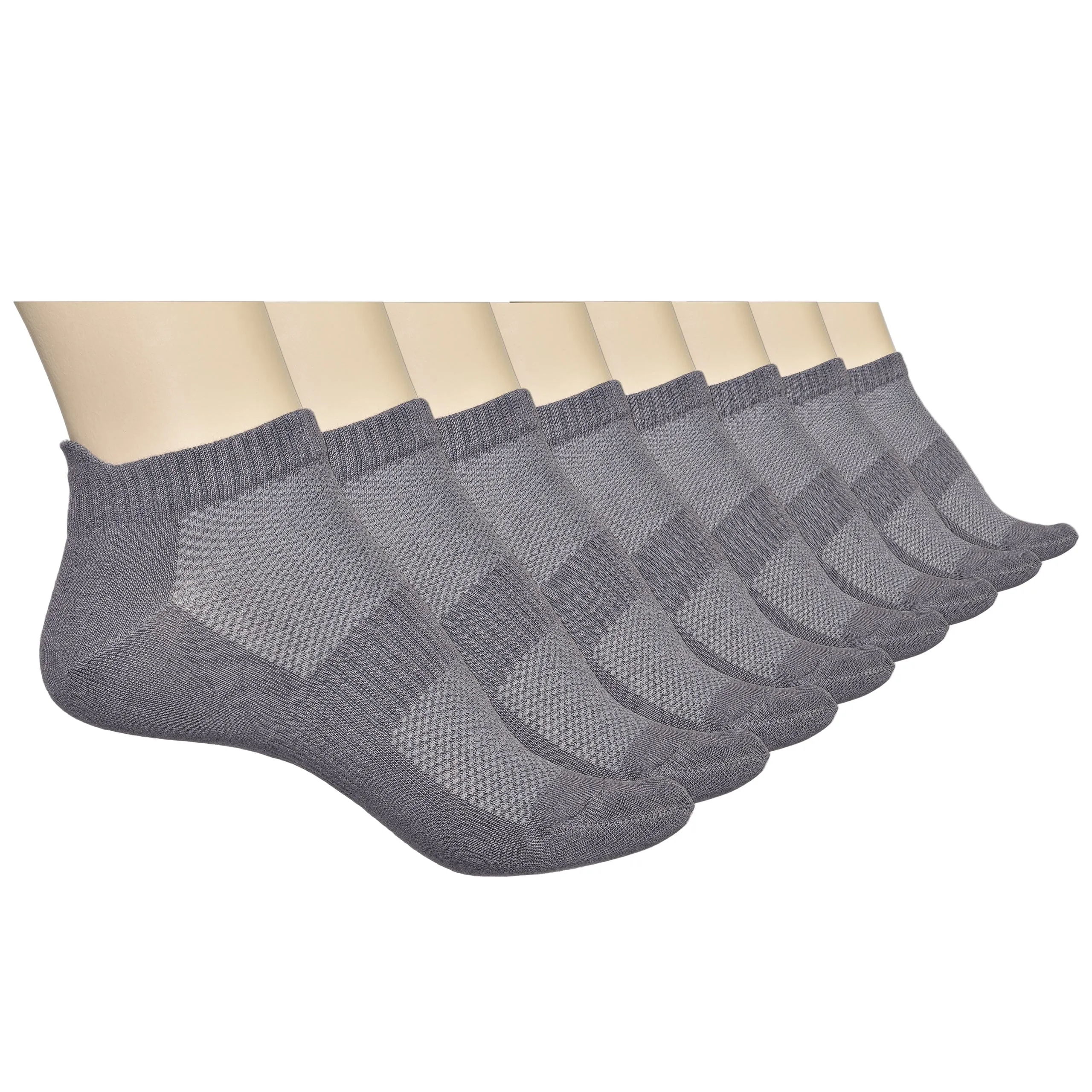 8 Pairs Unisex Bamboo Ankle Socks