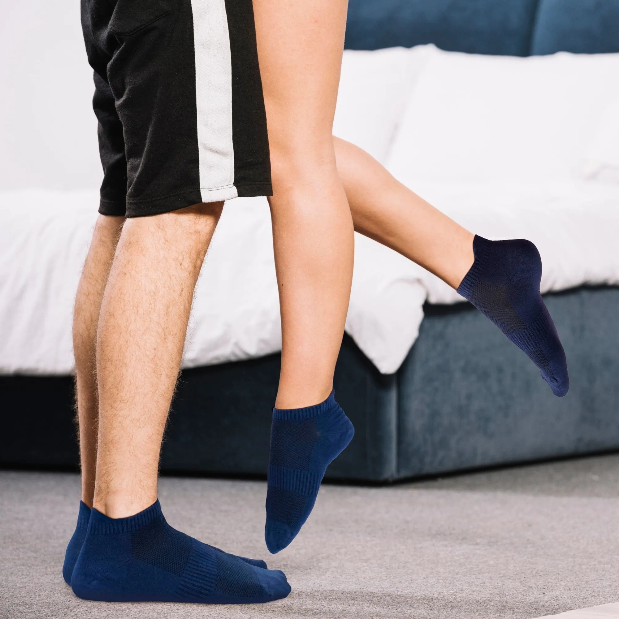 8 Pairs Unisex Bamboo Ankle Socks