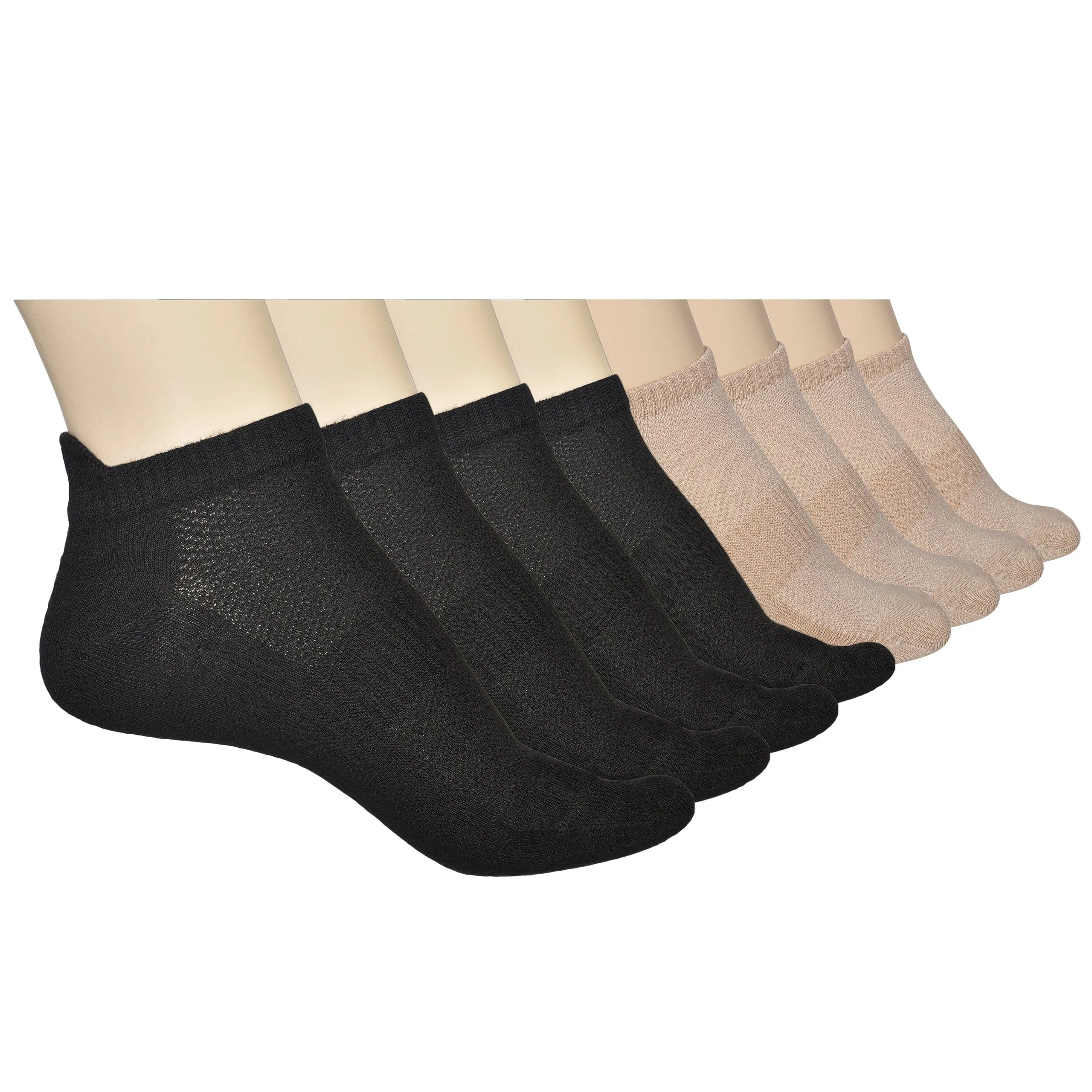 8 Pairs Unisex Bamboo Ankle Socks