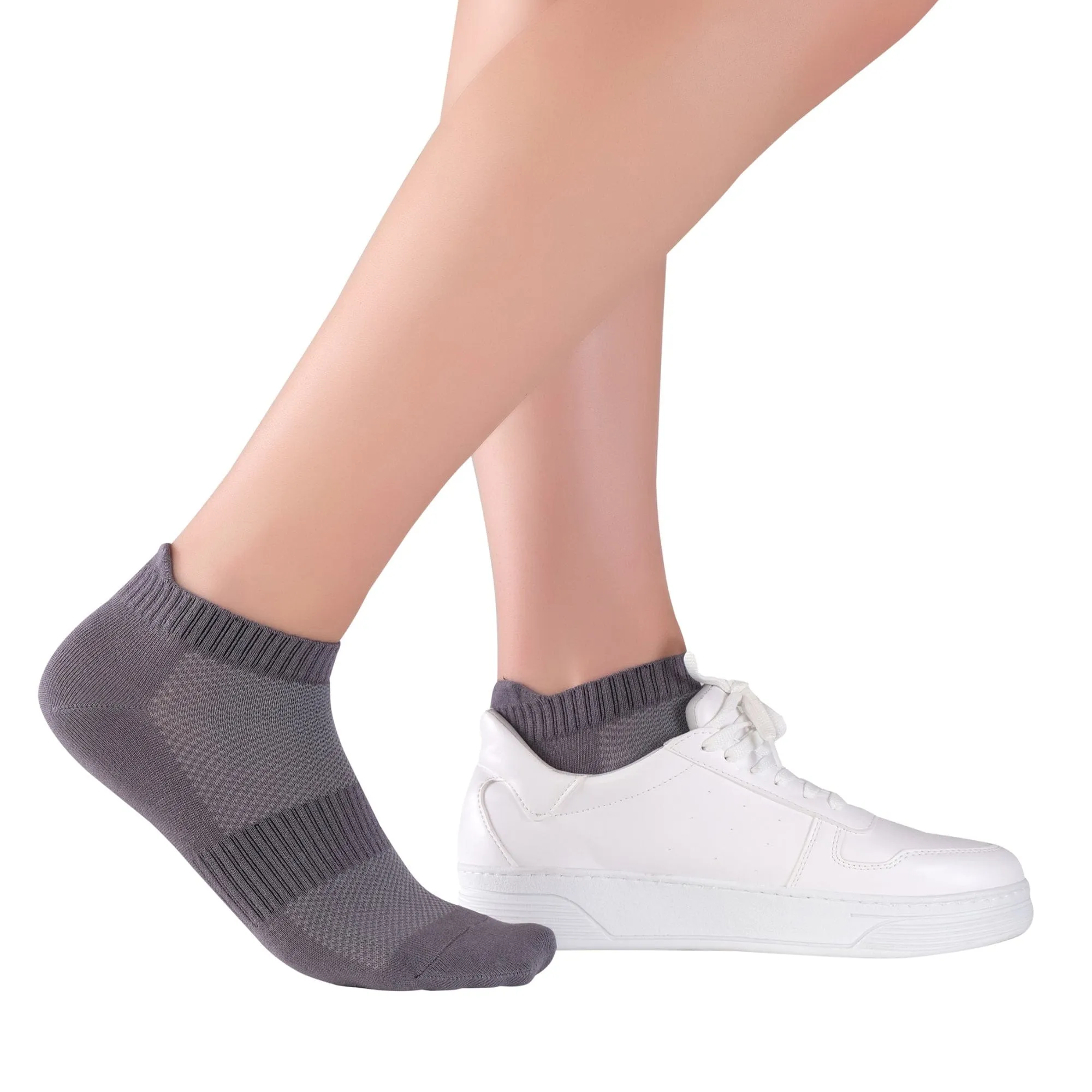 8 Pairs Unisex Bamboo Ankle Socks