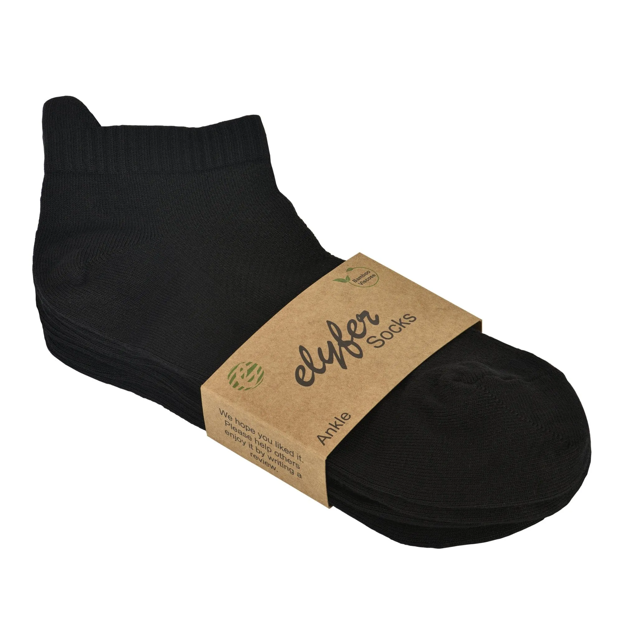 8 Pairs Unisex Bamboo Ankle Socks