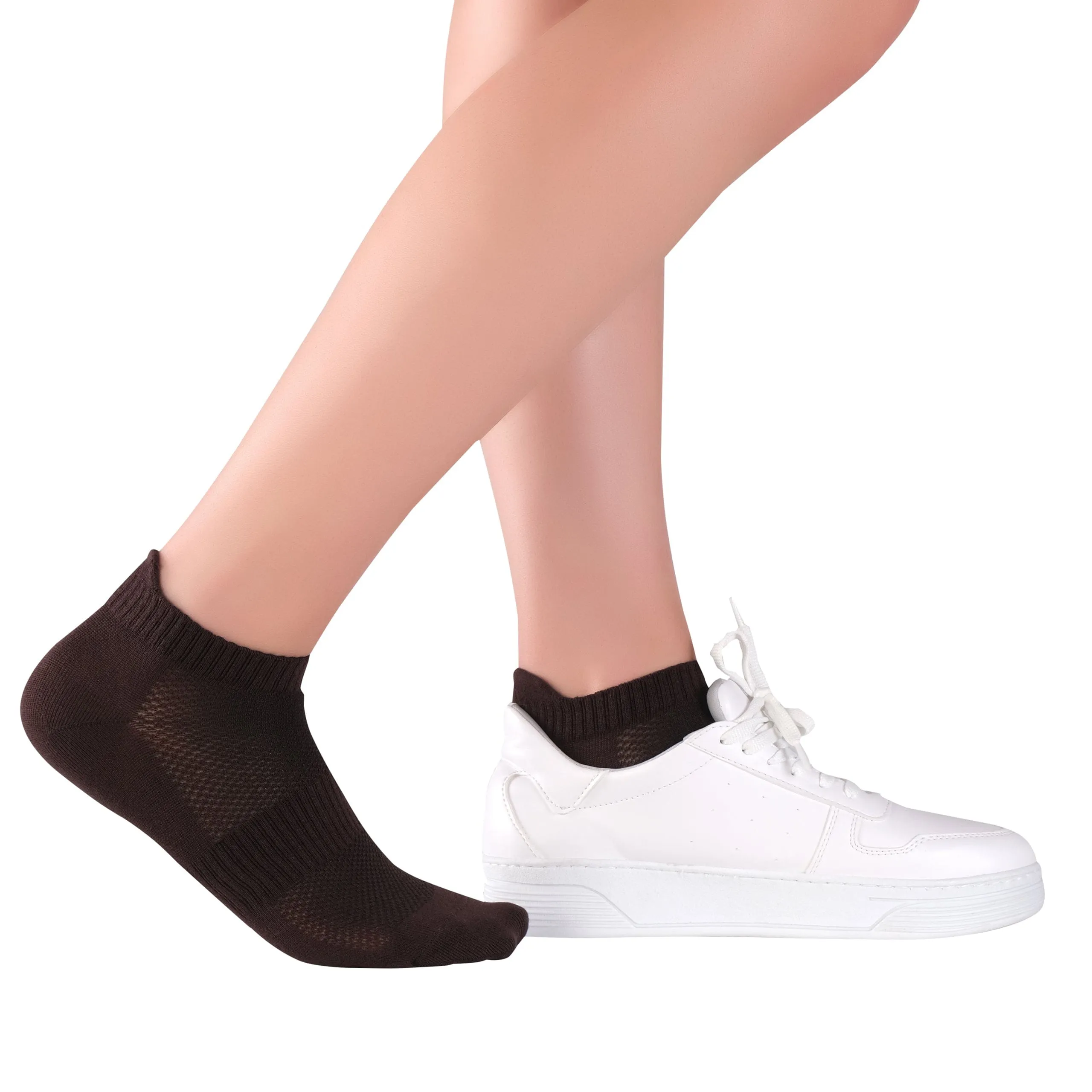 8 Pairs Unisex Bamboo Ankle Socks