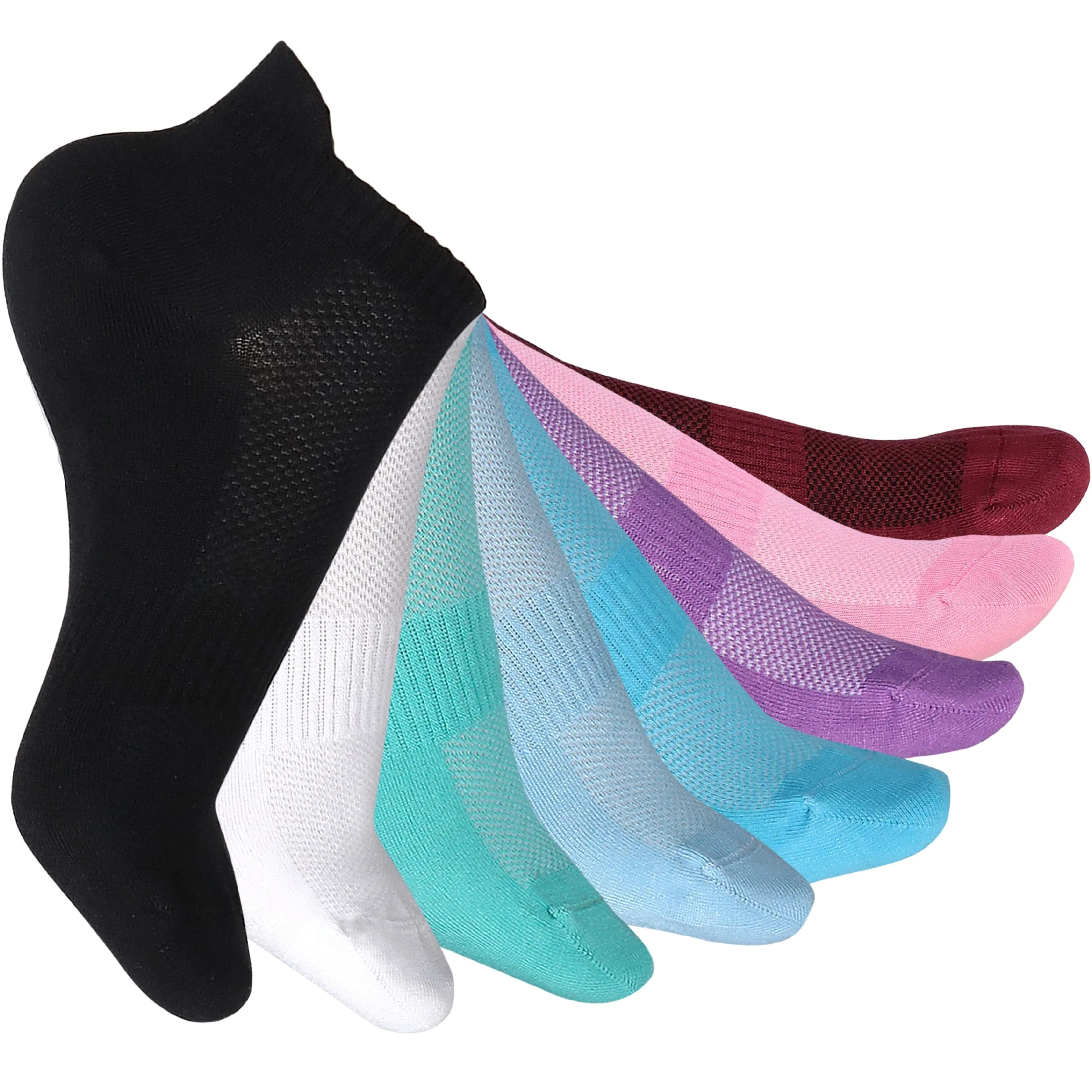 8 Pairs Unisex Bamboo Ankle Socks