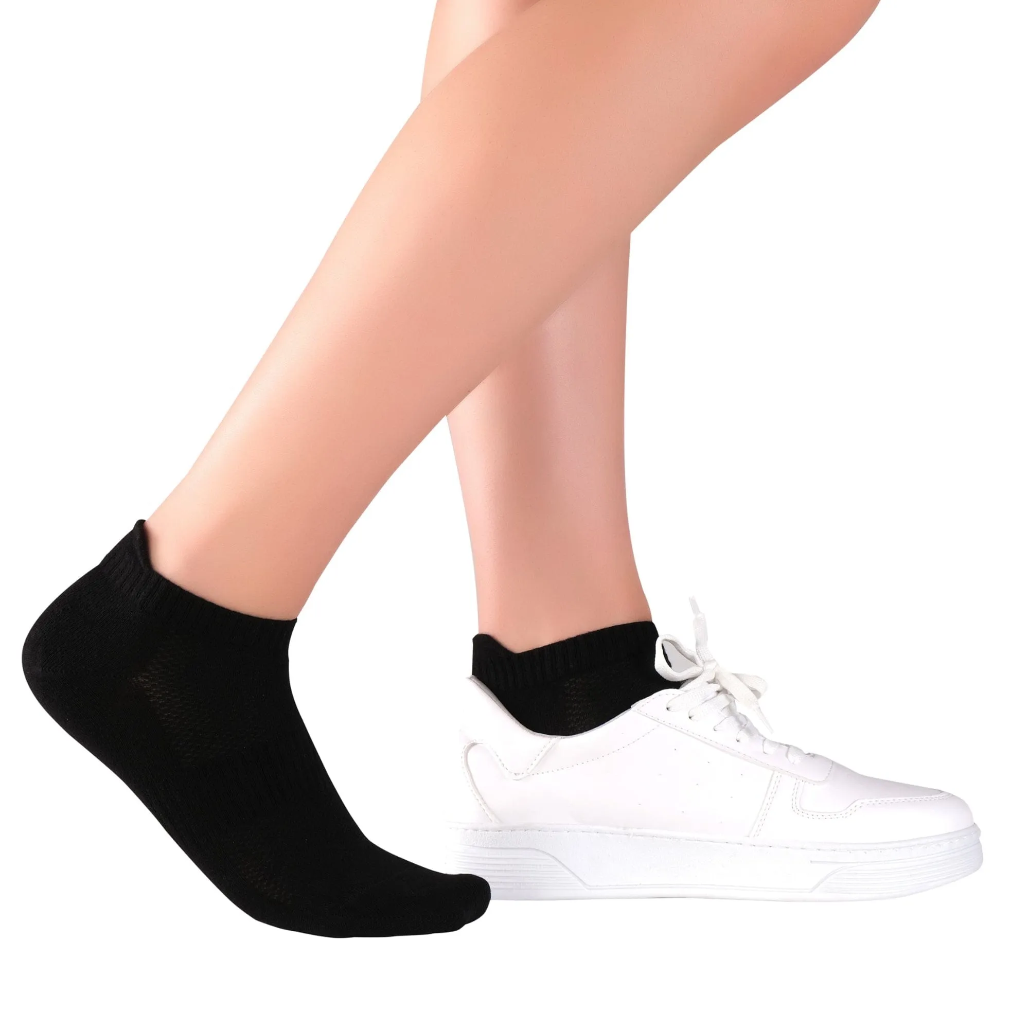 8 Pairs Unisex Bamboo Ankle Socks