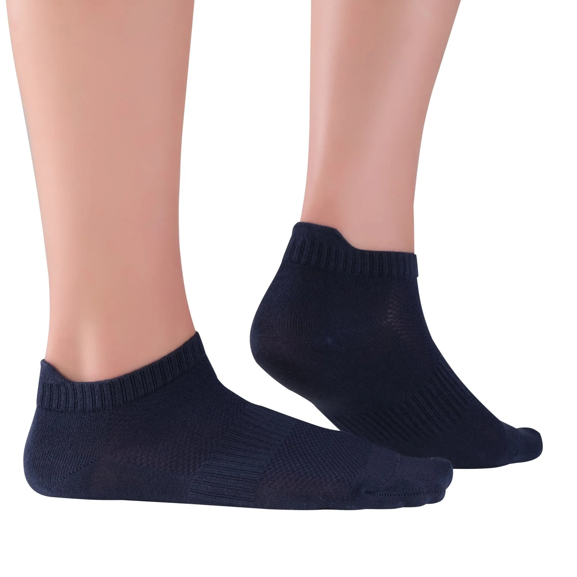 8 Pairs Unisex Bamboo Ankle Socks