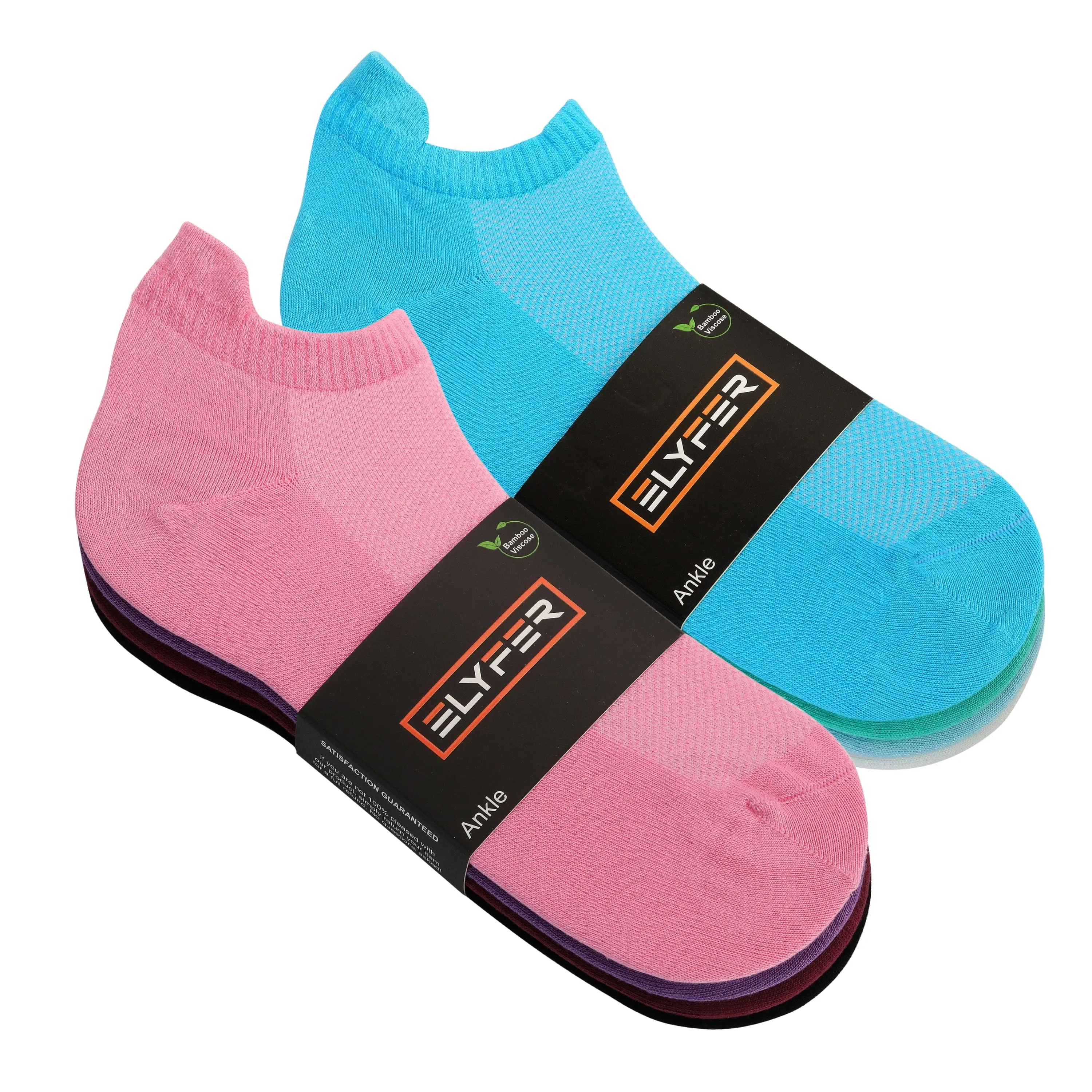 8 Pairs Unisex Bamboo Ankle Socks