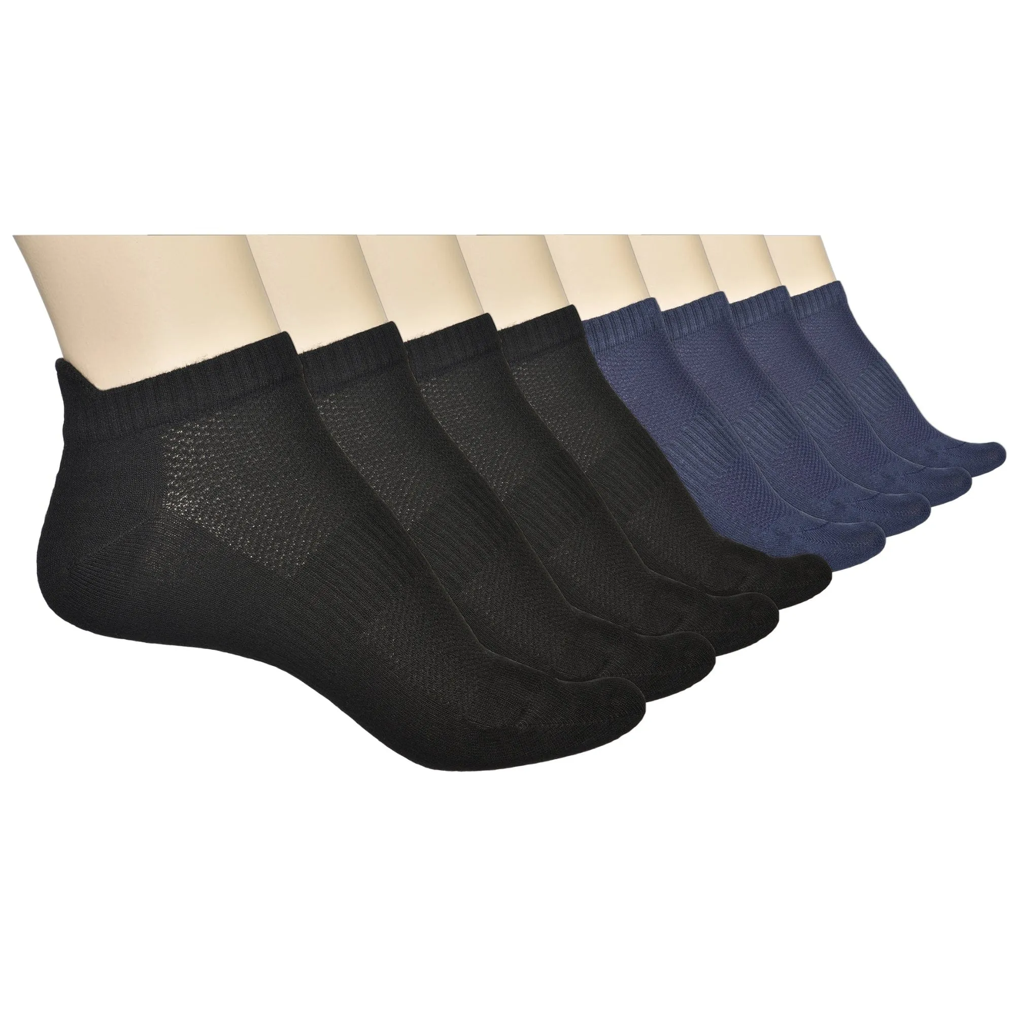 8 Pairs Unisex Bamboo Ankle Socks