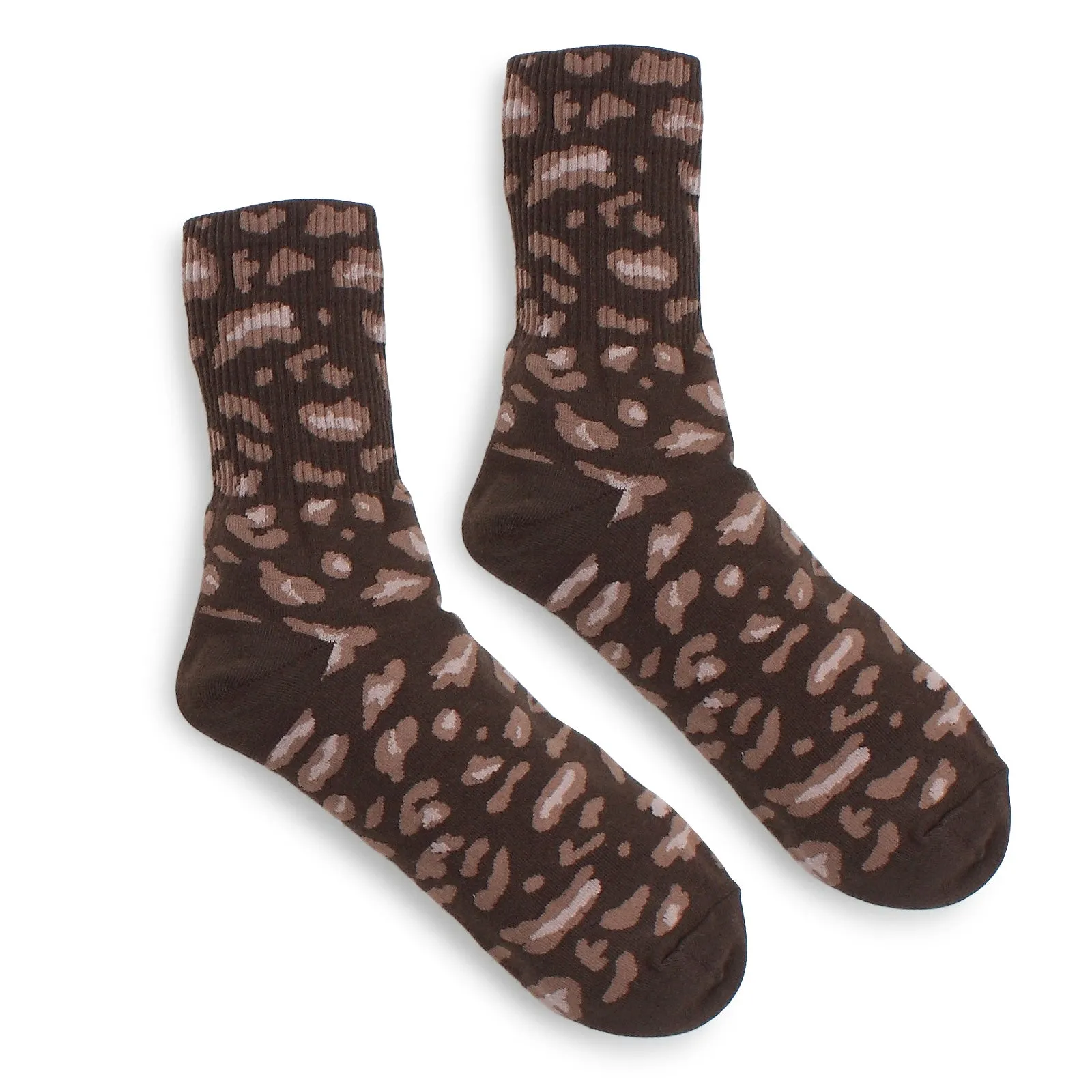 Animal casual Socks Leopard Pattern Women Cotton (4 pairs) GP 14