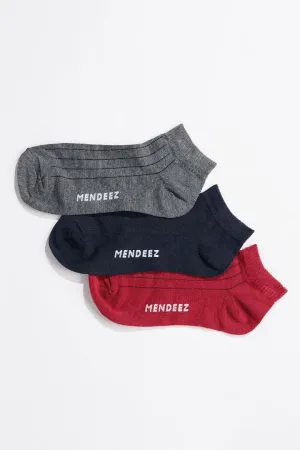 Basic Bold Ankle Socks - Pack of 3