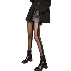 Black Stripe Stockings