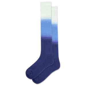Blue Dip Dye Compression Socks
