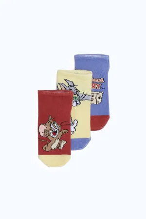 Boys Tom & Jerry Socks Set (Pack Of 3)