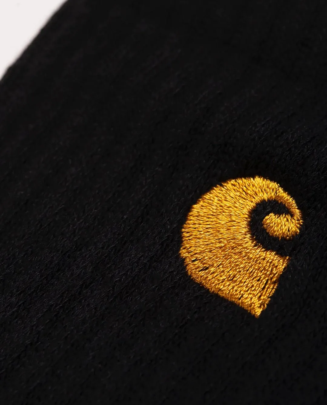 Carhartt WIP - Chase Socks - Black/Gold