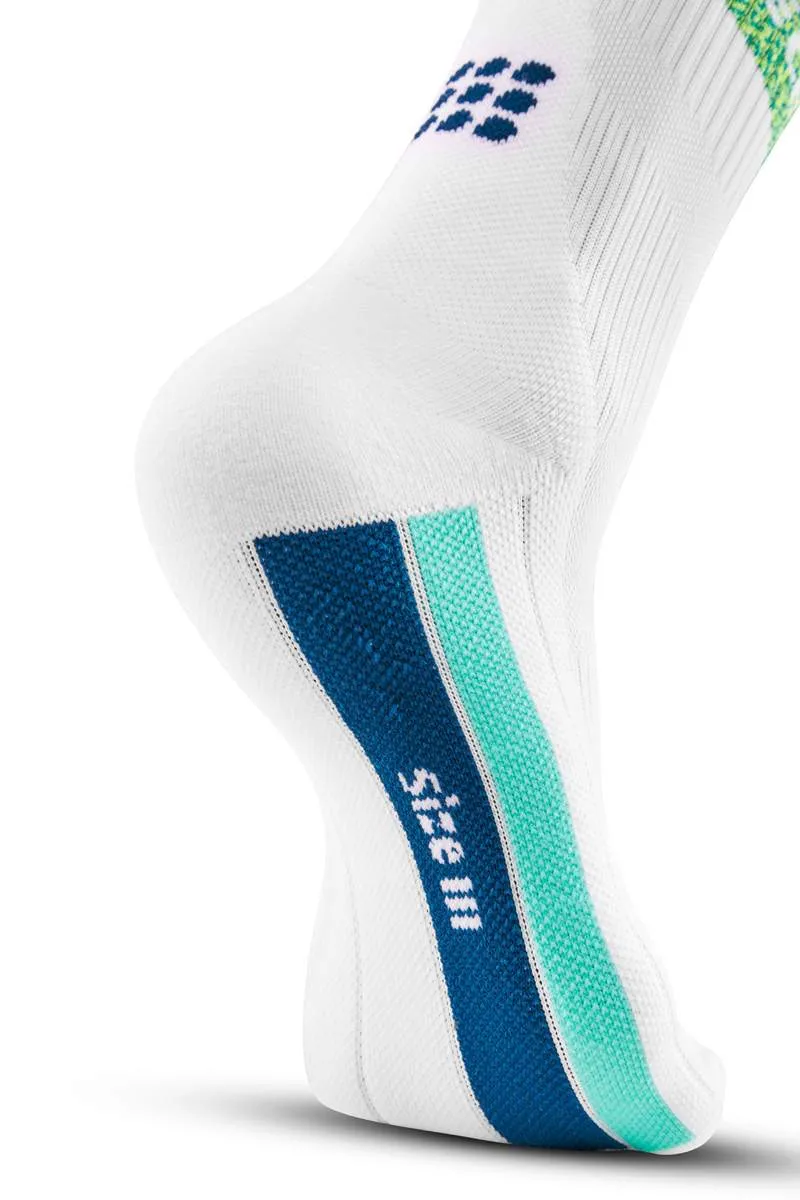 CEP Women's Miami Vibes 80â€™s Compression Socks Mid Cut