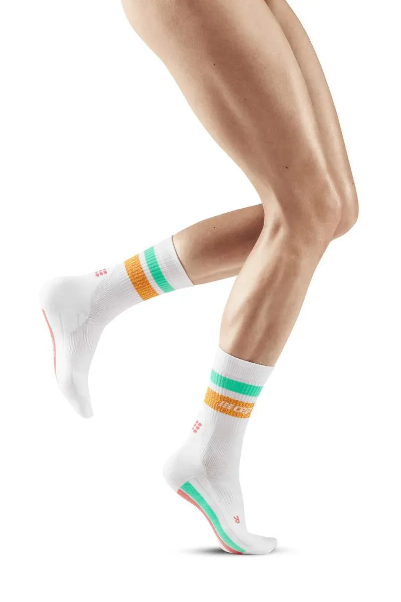 CEP Women's Miami Vibes 80â€™s Compression Socks Mid Cut