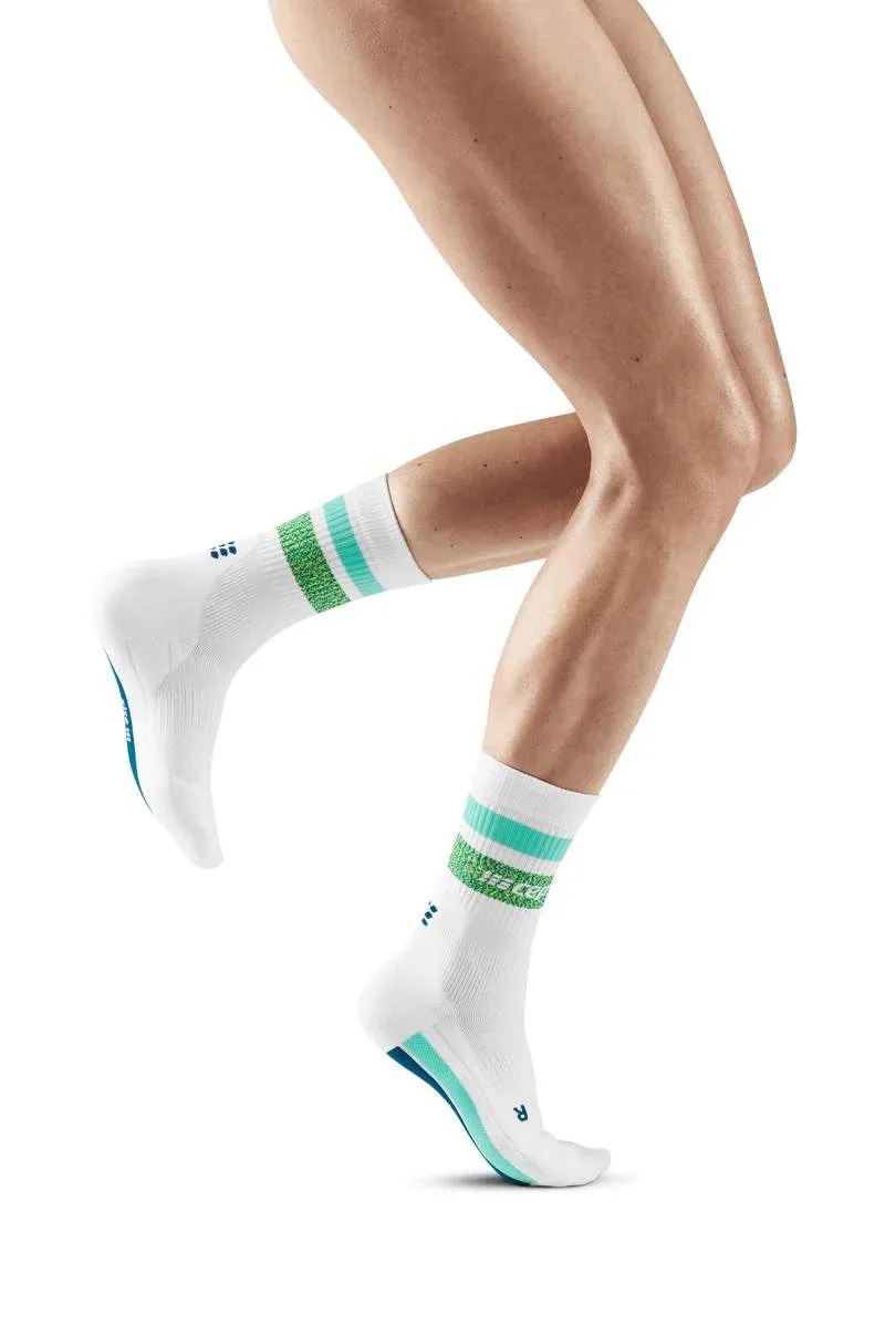 CEP Women's Miami Vibes 80â€™s Compression Socks Mid Cut