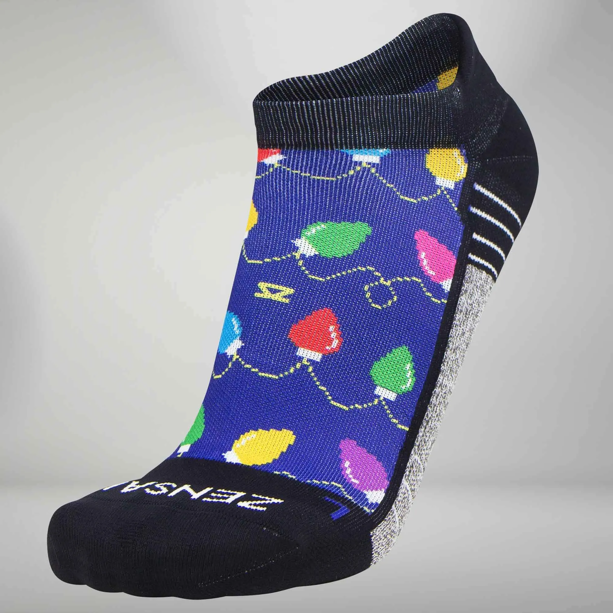 Christmas Lights Socks (No Show)