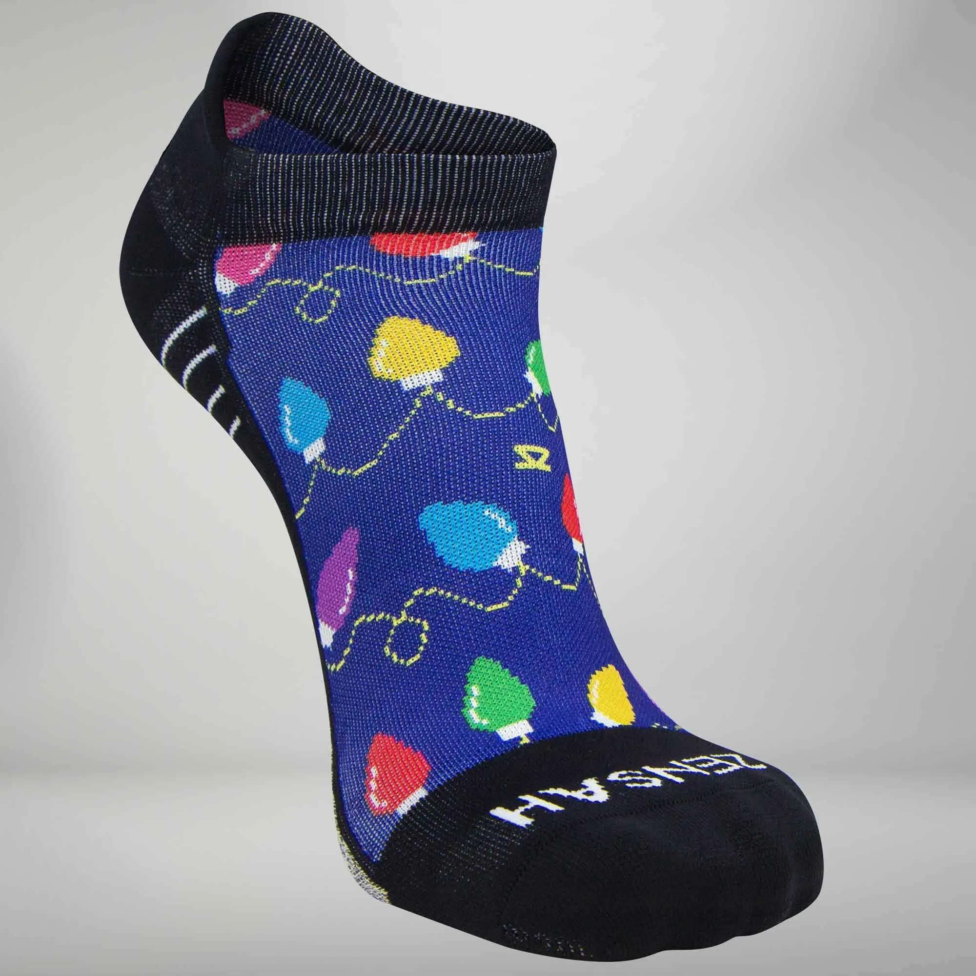 Christmas Lights Socks (No Show)