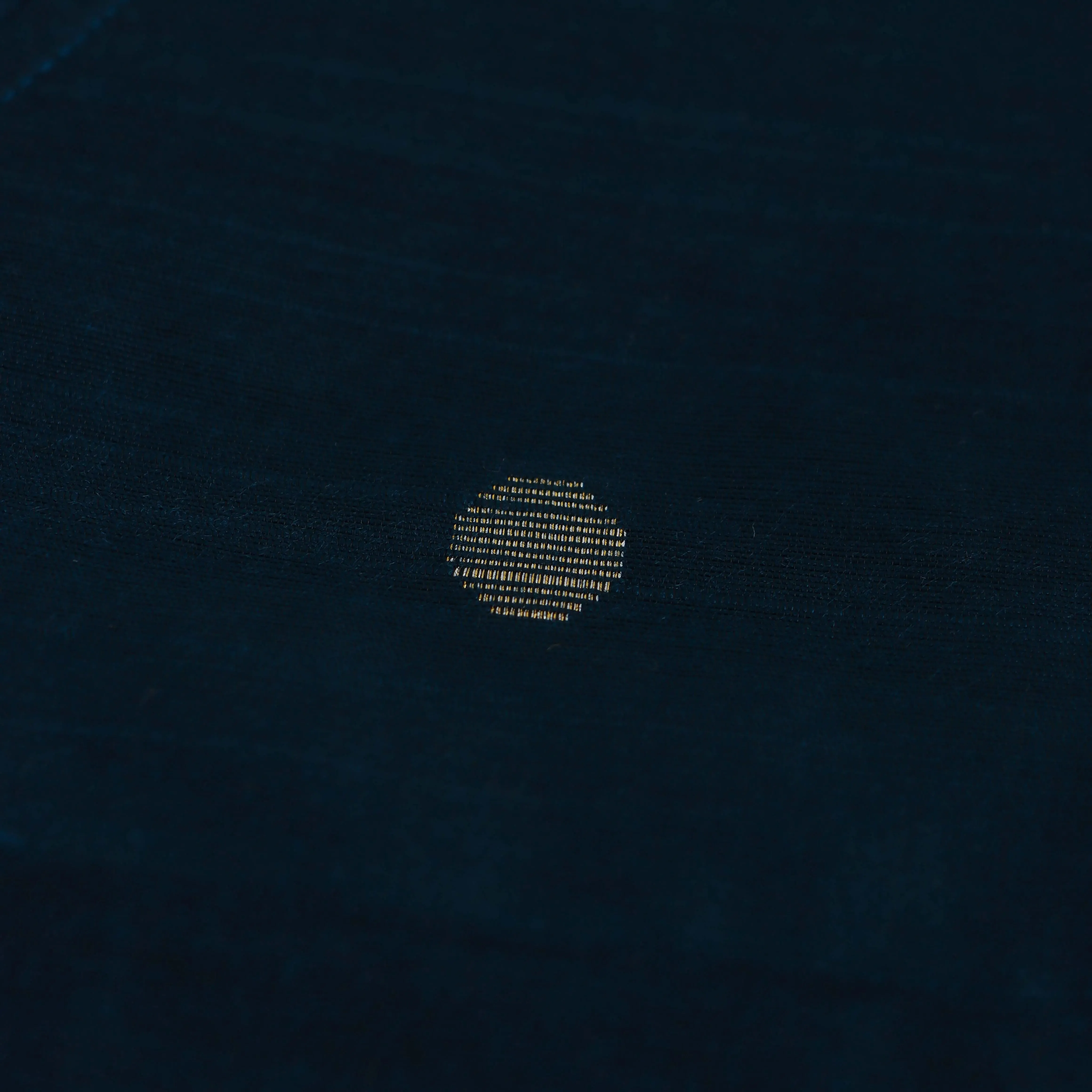 Classic Navy: Boys Silk Shirt with Gold Polka Dot Detailing