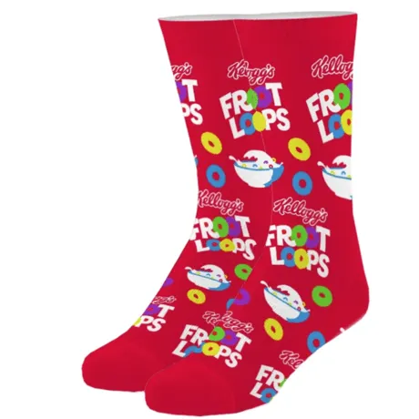 Crazy Socks Fruit Loops Novelty Socks