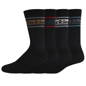 Dickies Skate Rugby Stripe Socks 4P - Black