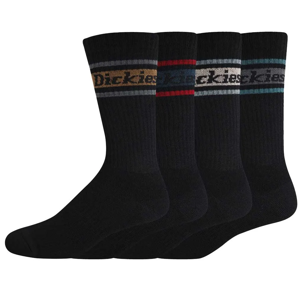 Dickies Skate Rugby Stripe Socks 4P - Black