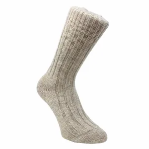 Donegal Socks | 100% Aran | Grasmere Square Bracken