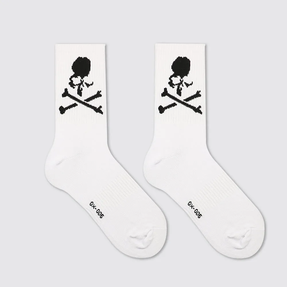 Fashion Black And/ Or White Skull Socks