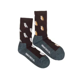 Friday Socks | Women's Owl Wool Socks