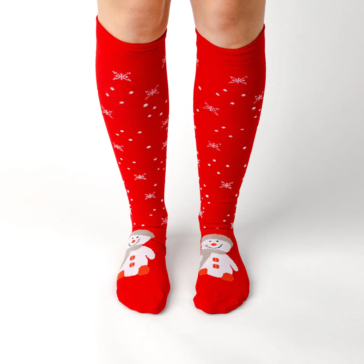 Frosty Snowman Compression Socks