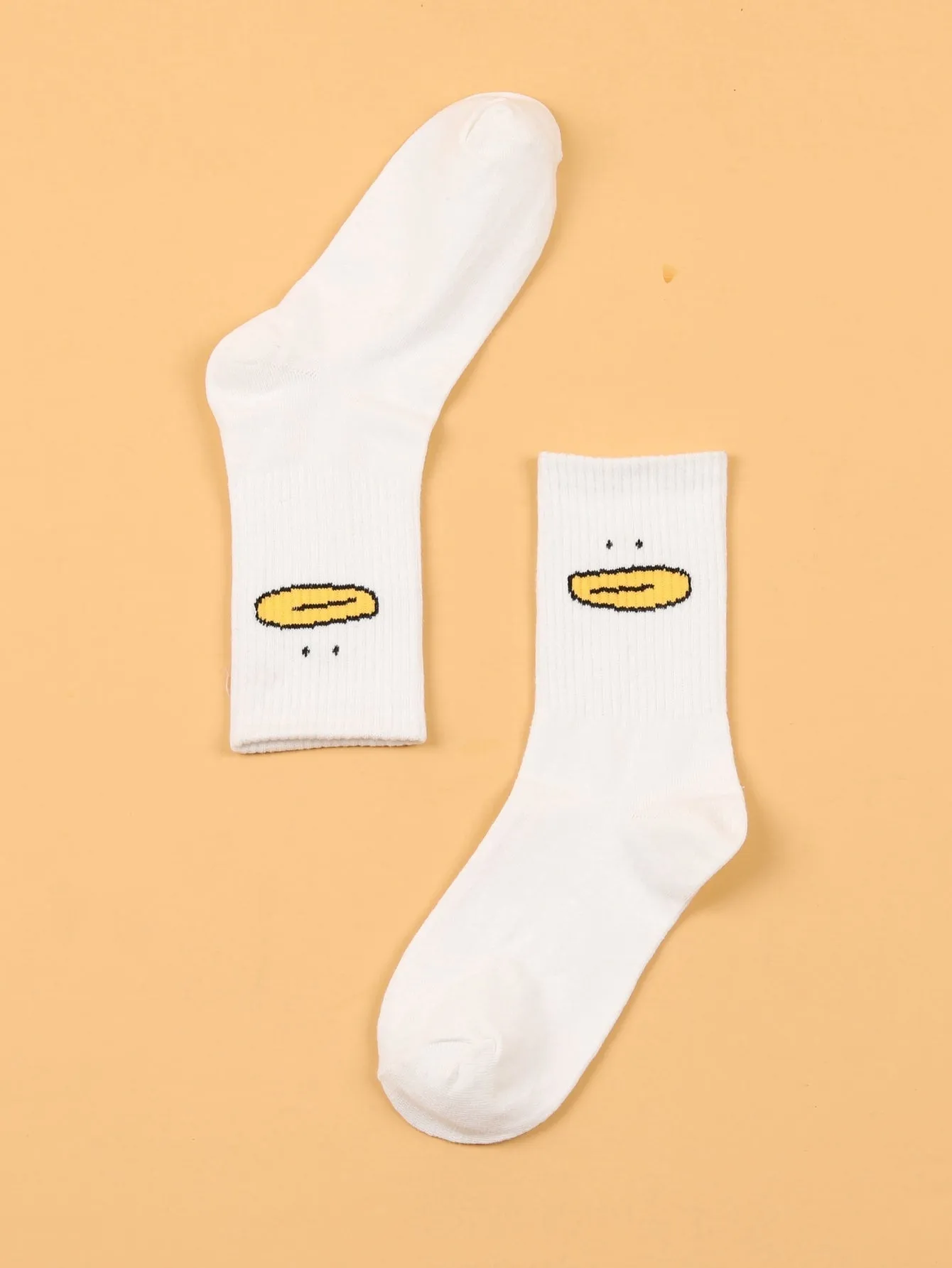 Funny Duck Mouth Crew Socks for Women Fun Socks Funky Socks Novelty Socks