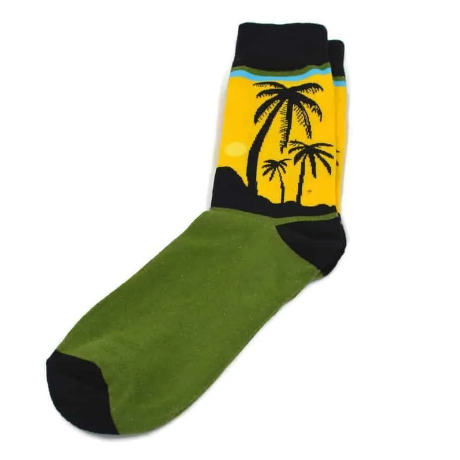 Island Love Mens Dress Socks