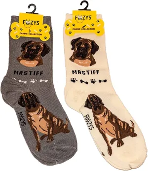 Ivory Mastiff Socks