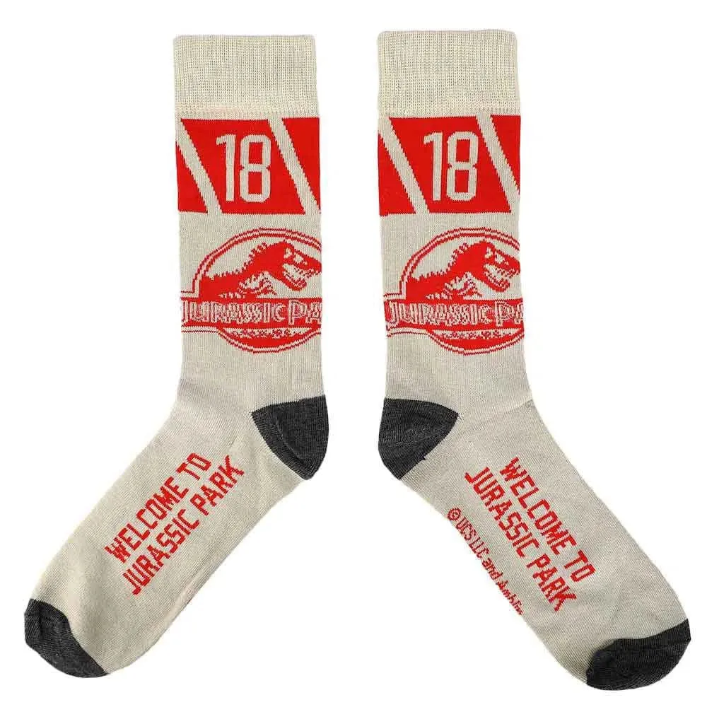 Jurassic Park - Icons Crew Socks (5 Pairs) - Bioworld