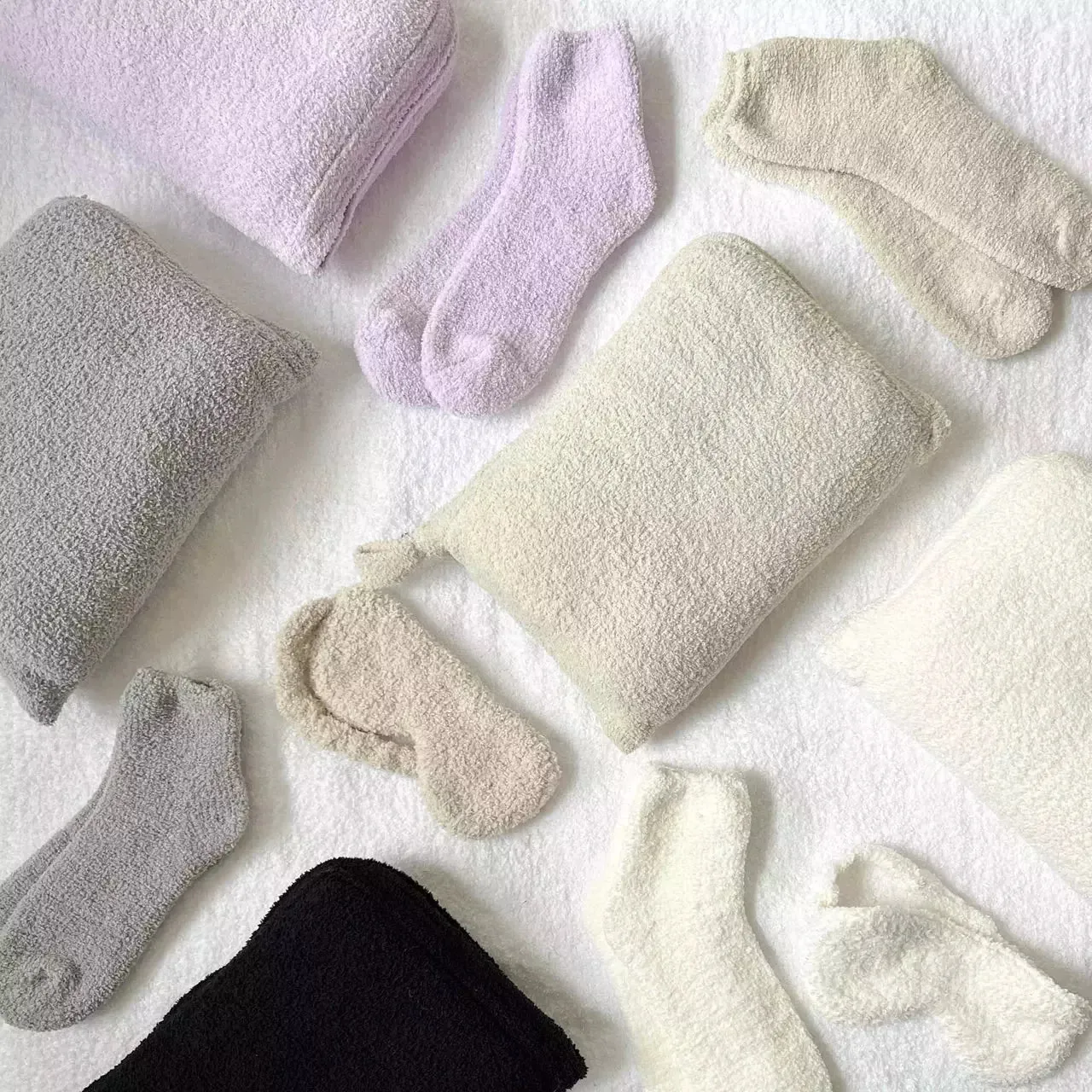 Kashwere Ultra Soft Iris Plush Spa Socks