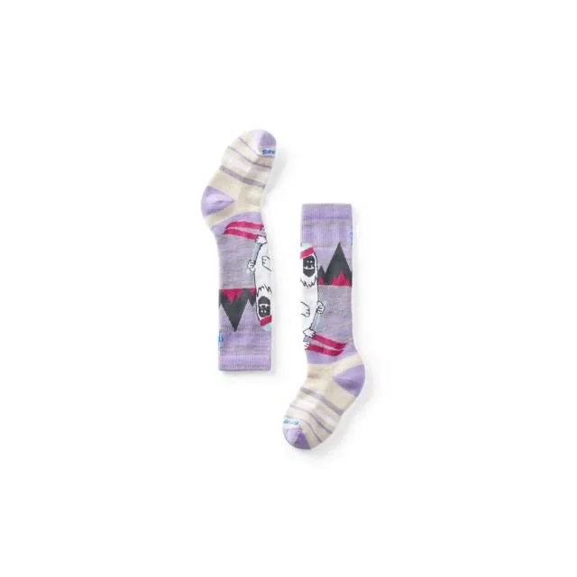 Kids' Wintersport Full Cushion Yeti Pattern OTC Socks