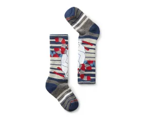 Kids' Wintersport Full Cushion Yeti Pattern OTC Socks