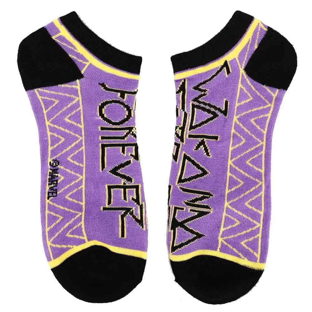 Marvel: Black Panther - Wakanda Forever Ankle Socks (5 Pairs) - Bioworld