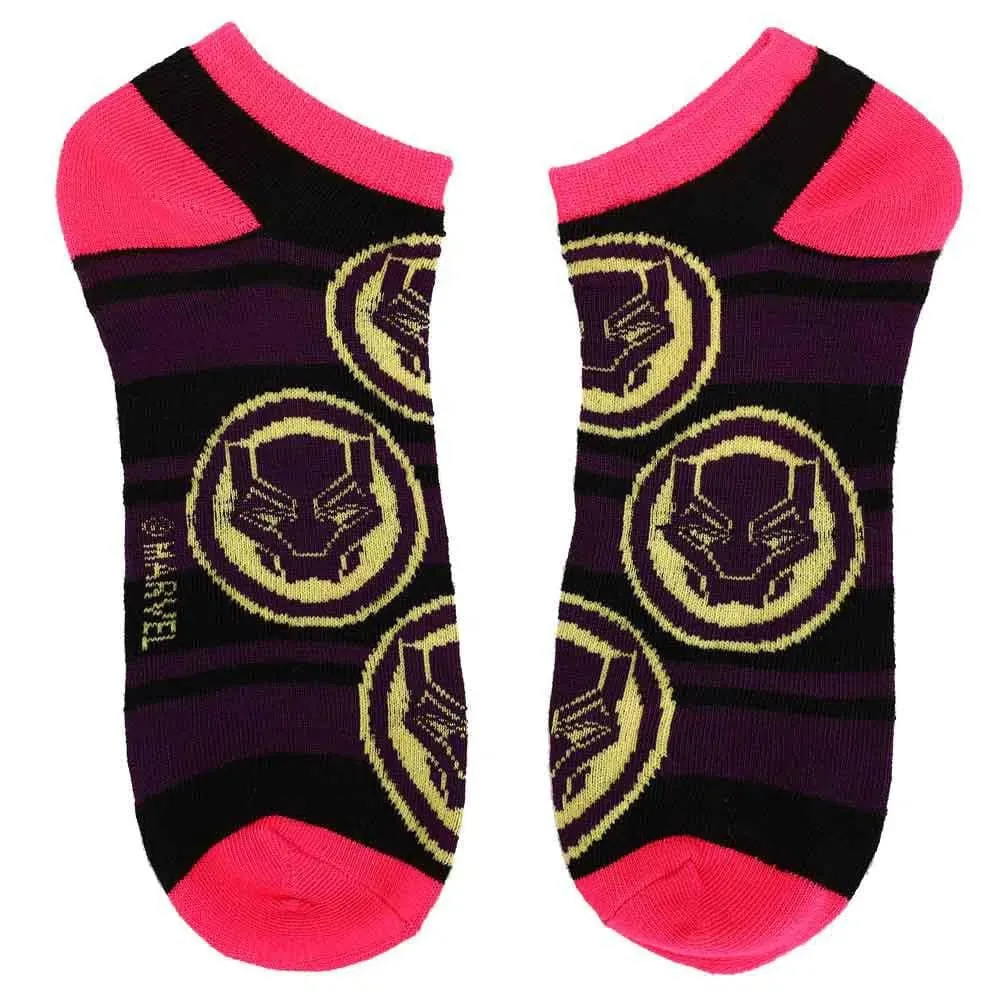 Marvel: Black Panther - Wakanda Forever Ankle Socks (5 Pairs) - Bioworld