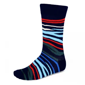 Men's Funky Zebra Stripe Socks