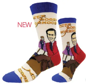 Mr. Rogers and Friday - Mr. Rogers Crew Socks