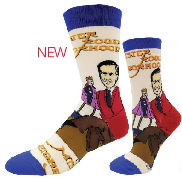 Mr. Rogers and Friday - Mr. Rogers Crew Socks