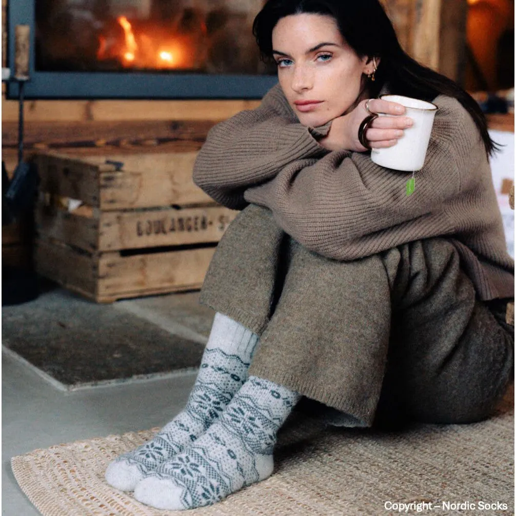 Nordic Socks Unisex Bergen Wool White