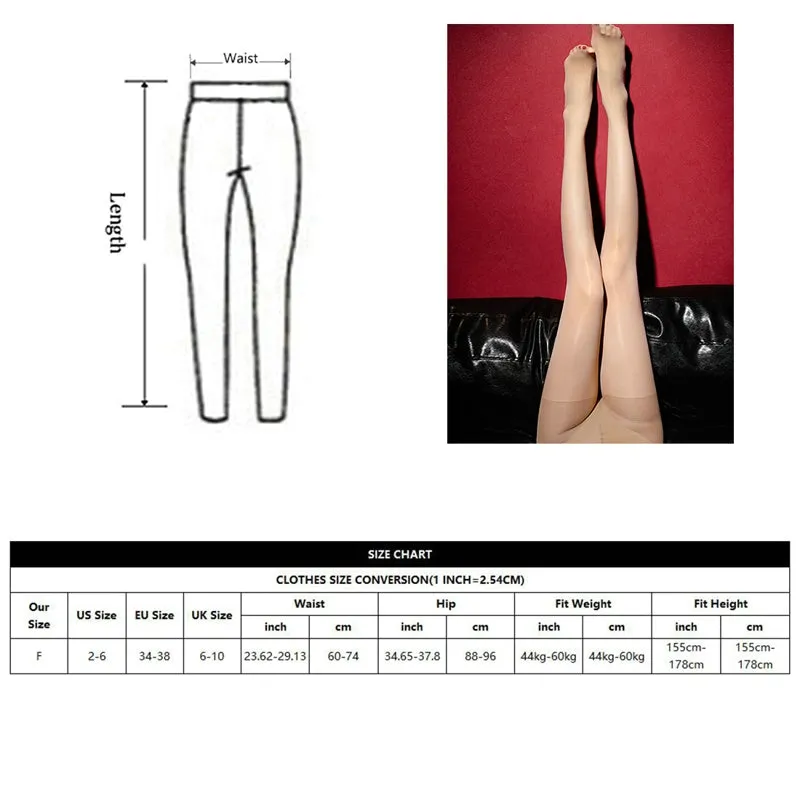 Nukty Fashion New Stockings Women Super Elastic Magical Tights Unbreakable Silk Stockings Sexy Skinny Leg Breathable Glossy Pantyhose