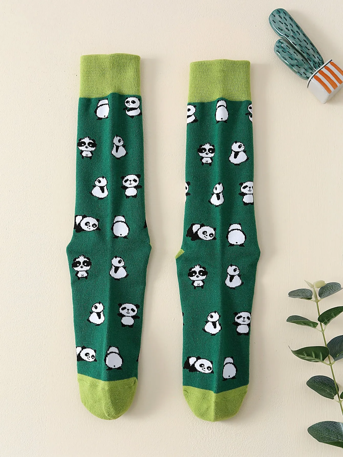 Panda Crew Socks Animal Socks for Women Fun Socks Funky Socks Novelty Socks