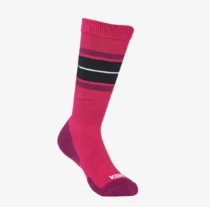 Park Light Ski Socks Fuchsia Fedora - Junior  by KOMBI